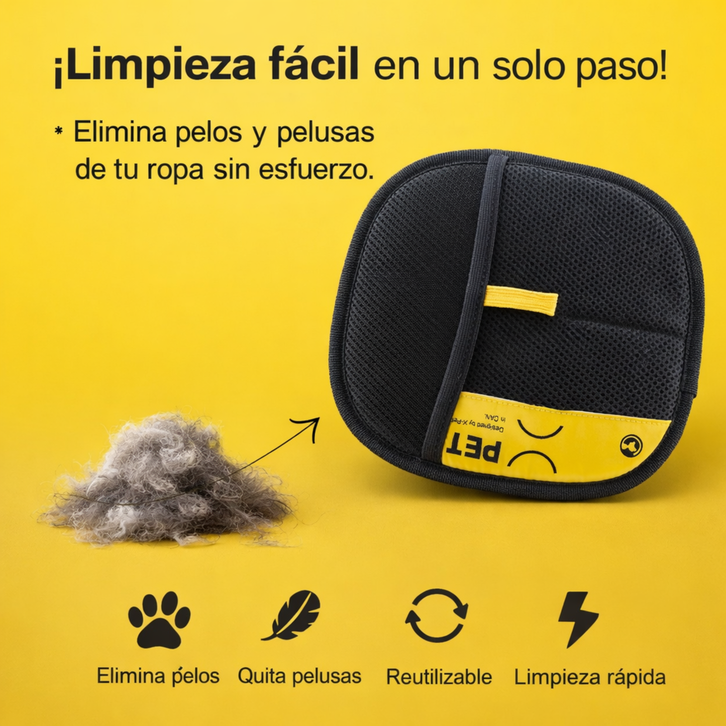 GUANTES REMOVEDORES DE PELO